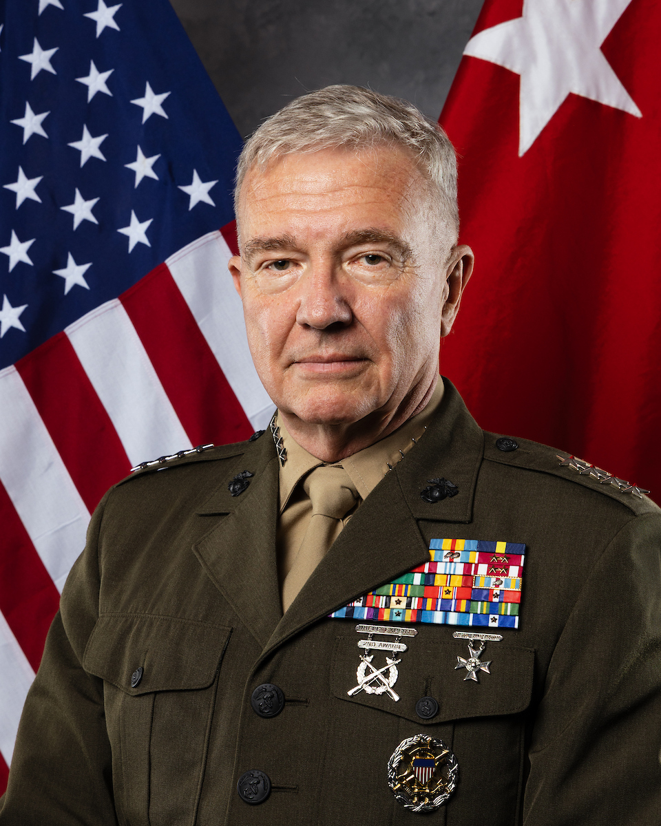 Newly appointed Citadel President Gen. Frank McKenzie official portrait on June 29, 2026 in Charleston, South Carolina.