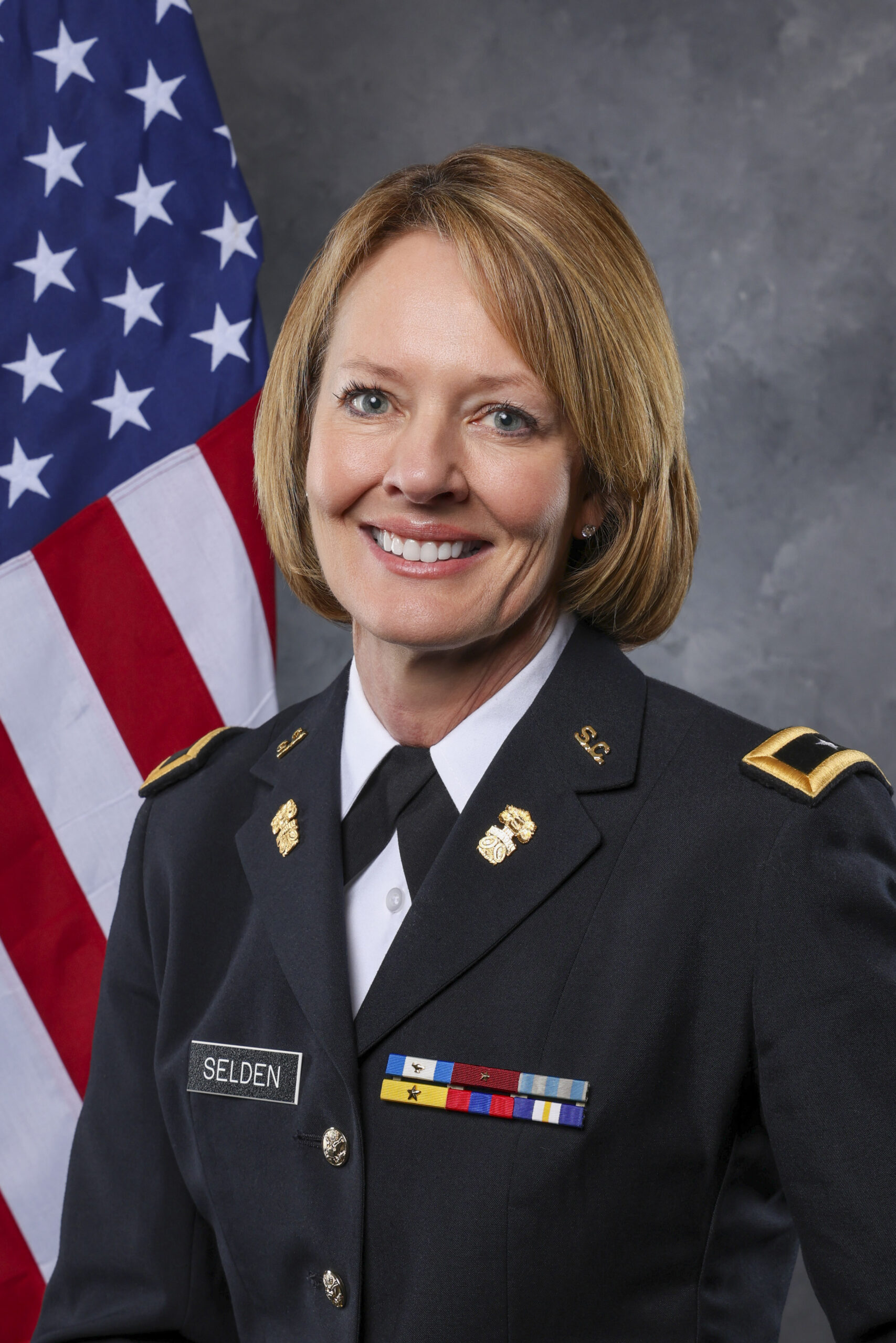 Brigadier General Sally Selden, Ph.D, SPHR. Provost and Dean of the College.