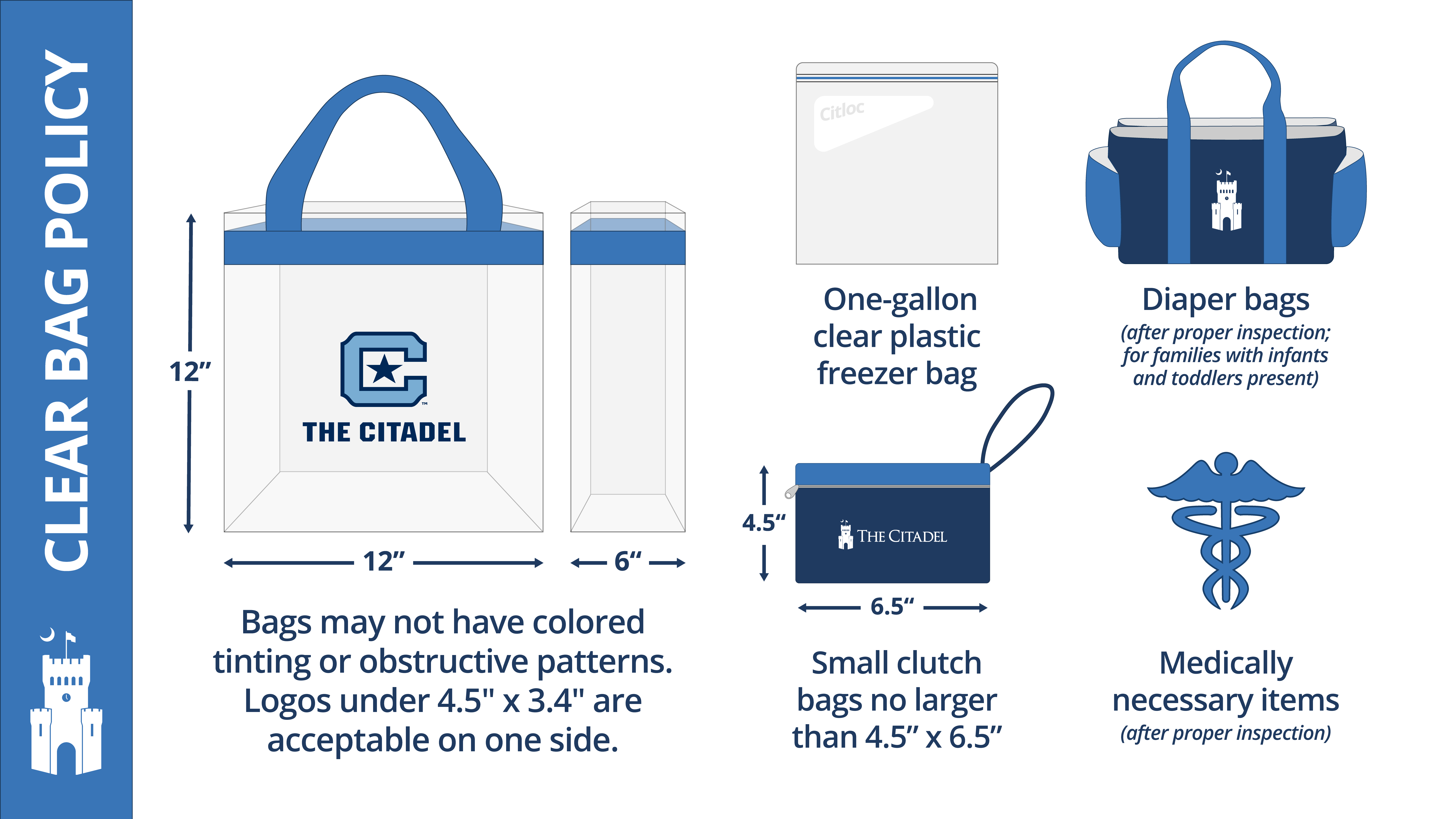 Clear Bag Policy Graphic 2024