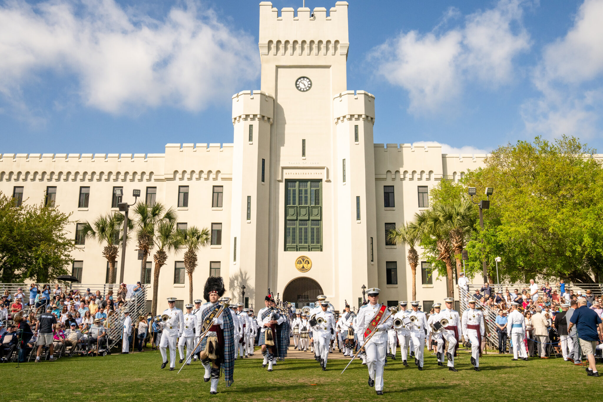 The Citadel dress parade
