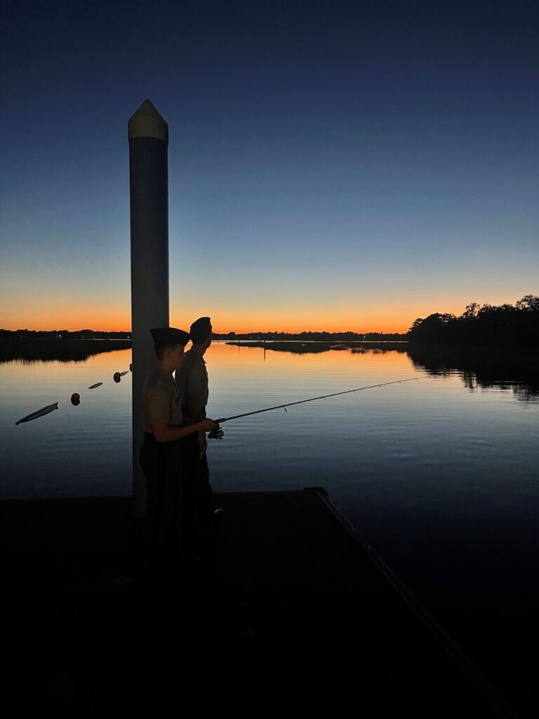 cadets fishing