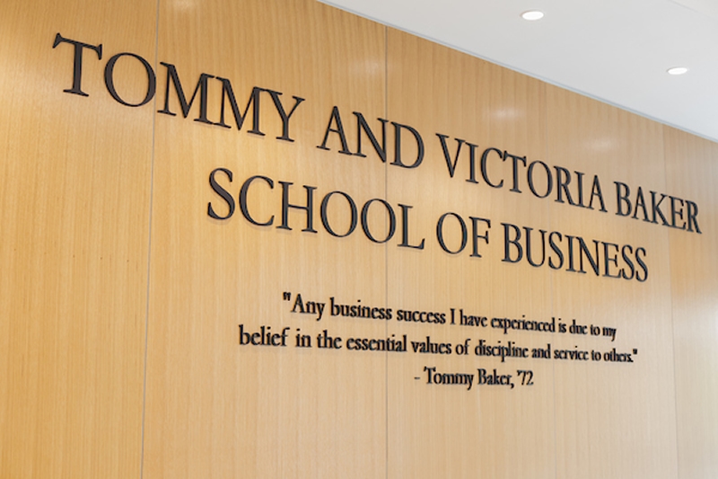 Tommy and Victoria Baker School of Business, one of the top undergraduate business schools