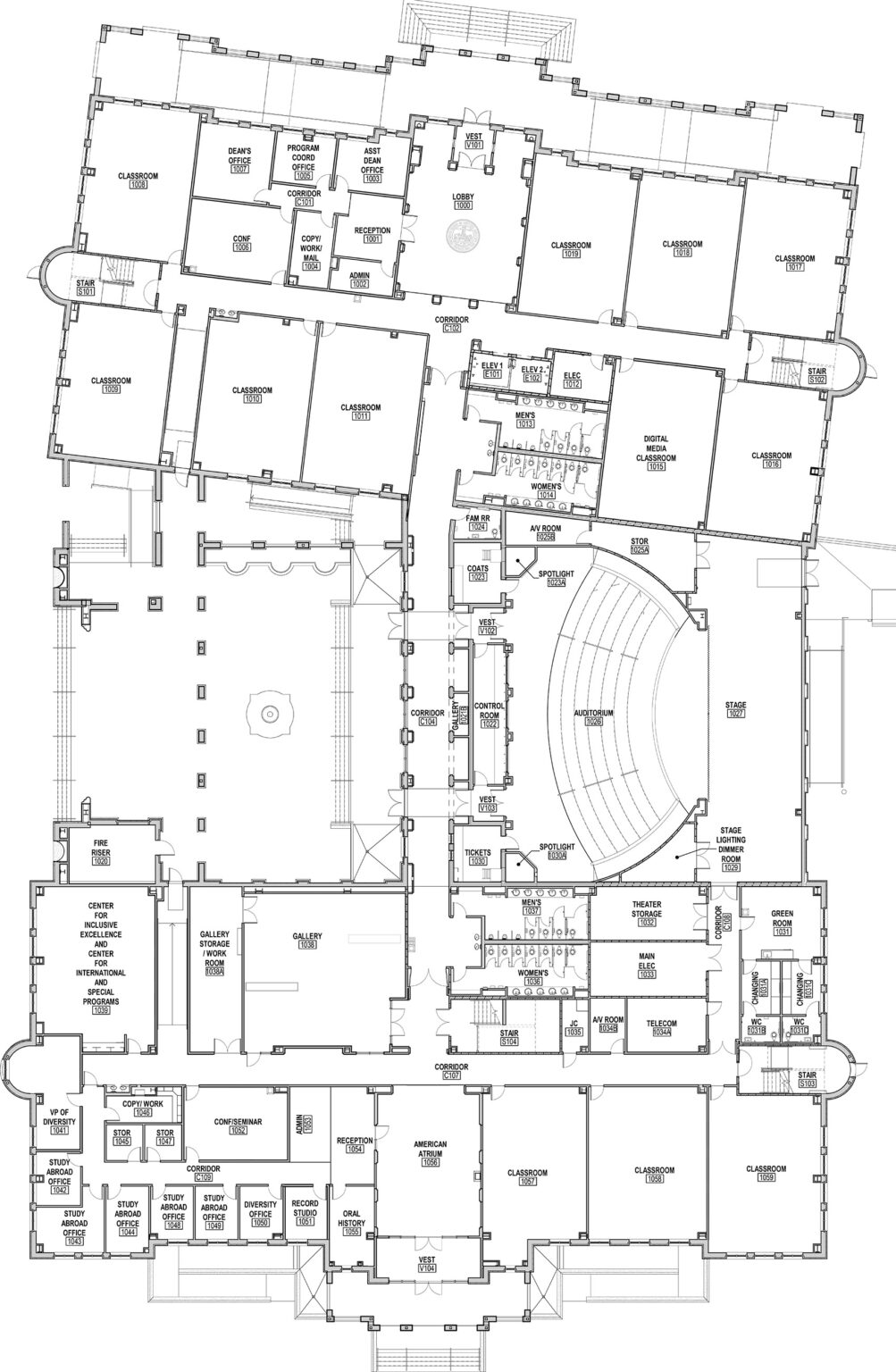 Floor Plans Capers Hall