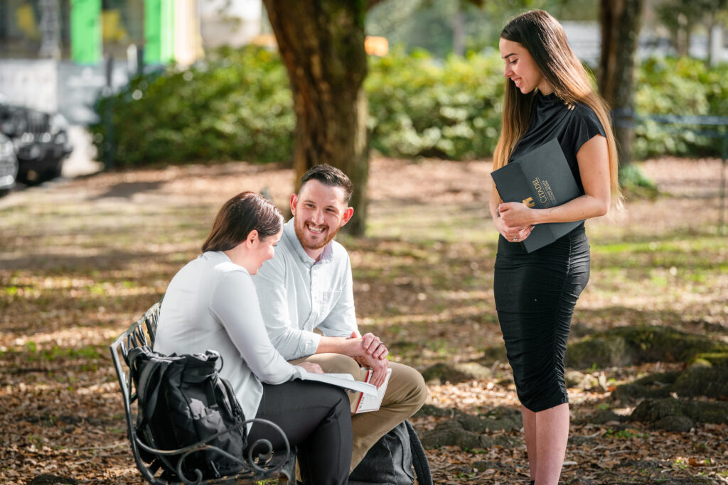 Graduate Students Talking