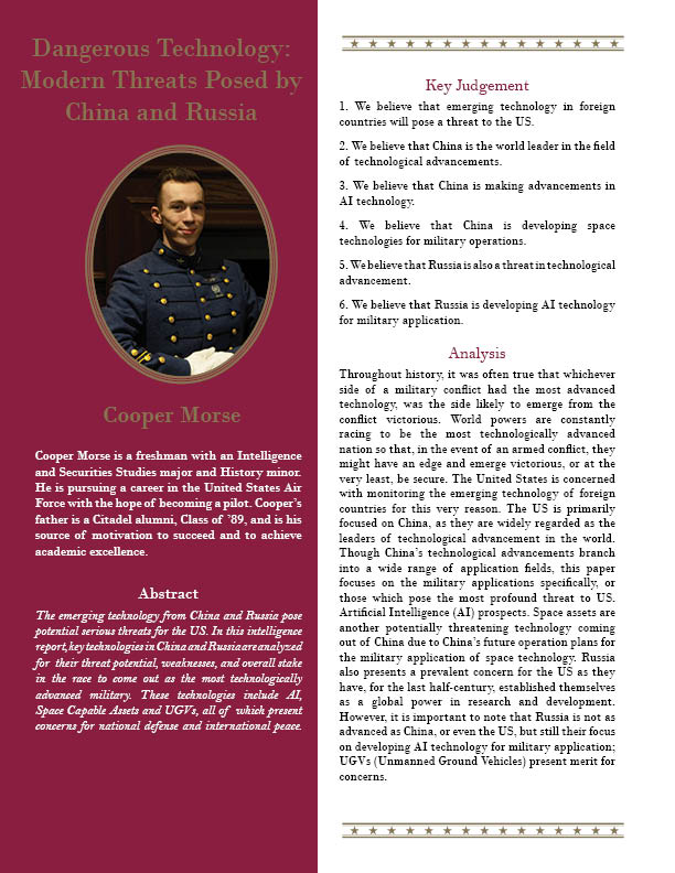 2022 Paper by Cooper Morse
