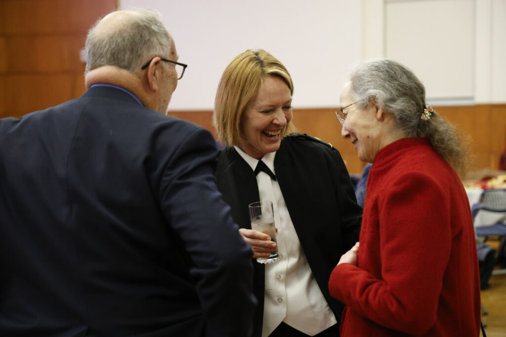 Dr. Sally Selden laughing with