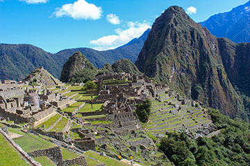 Photograph of Machu Pichu.