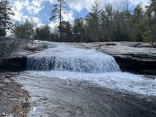 Photograph of a waterfall