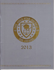 Cover of the 2013 Gold Star Journal.