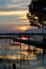 Inside Cover Photograph taken off the dock at The Citadel's old boating center.