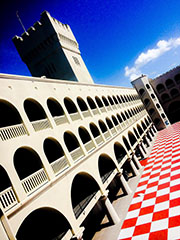 Inside Cover Photograph taken on the quad of Second Battlaion.