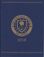 Cover of the 2018 Gold Star Journal.