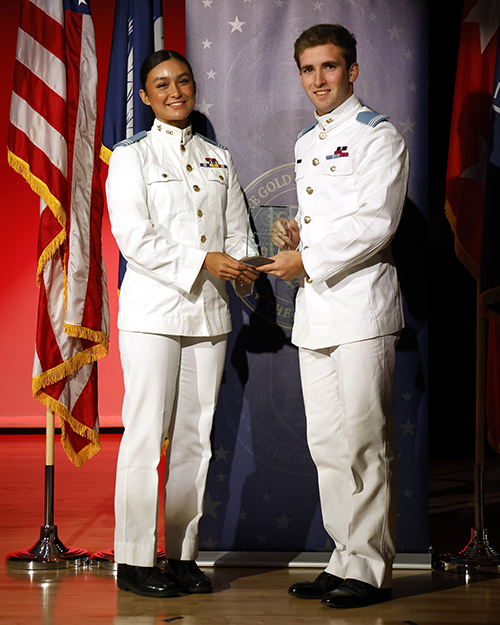 Corbin Menz with Kanjanika Kincaid