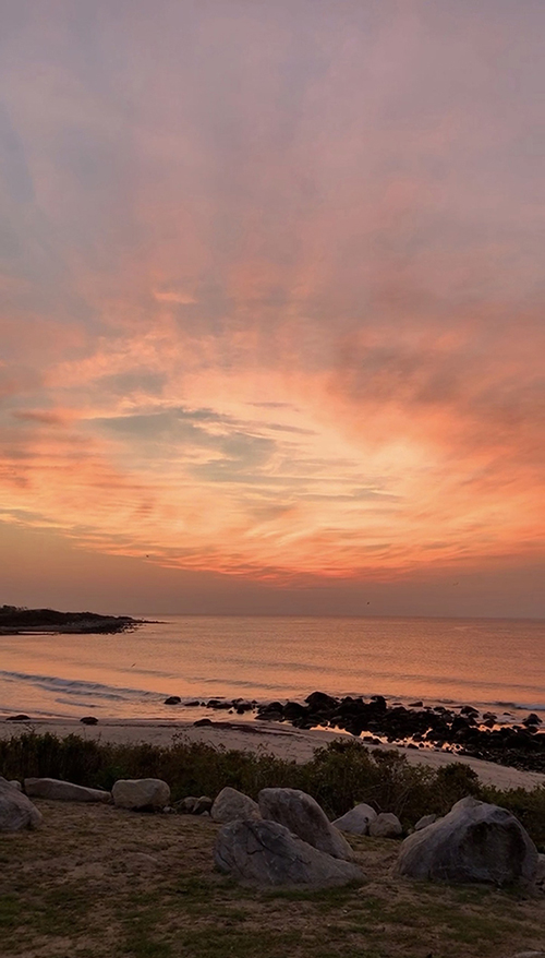 Photograph of a sunset