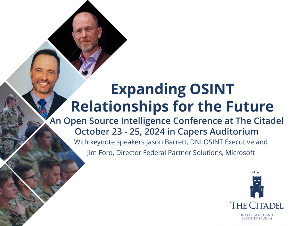 OSINT Conference Department of Intelligence and Security Studies