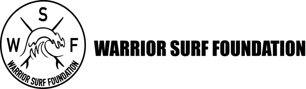 Warrior Surf Foundation logo in black