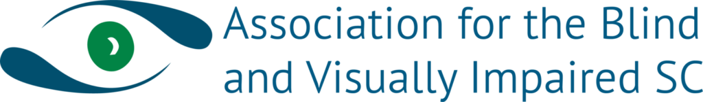 Association for the Blind and Visually Impaired South Carolina logo featuring a stylized eye.