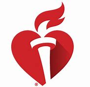 American Heart Association logo featuring a red heart and torch.
