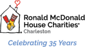 Ronald McDonald House Charities of Charleston logo celebrating 35 years.