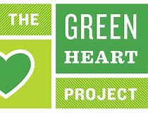 The Green Heart Project logo featuring green blocks and a white heart.