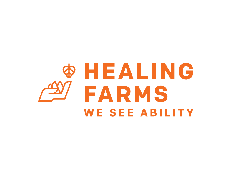Healing Farms logo with the tagline “We See Ability.”
