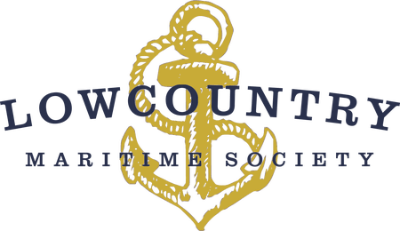 Lowcountry Maritime Society logo featuring a gold anchor.