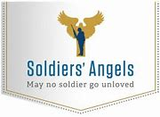 Soldiers’ Angels logo featuring a gold winged figure and the tagline “May no soldier go unloved.”
