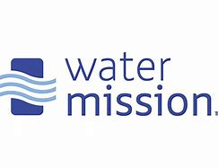 Water Mission logo featuring blue waves beside the organization’s name.