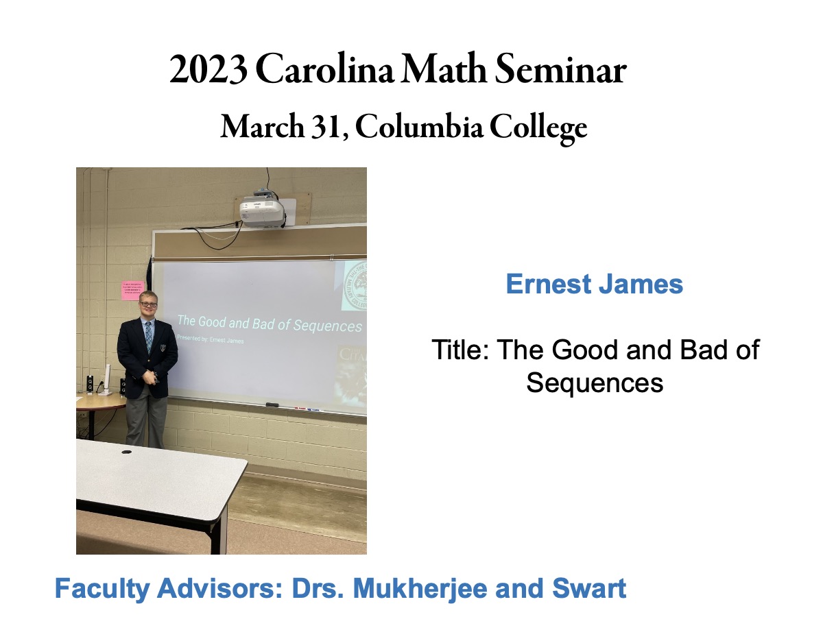 2023 Carolina Math Seminar