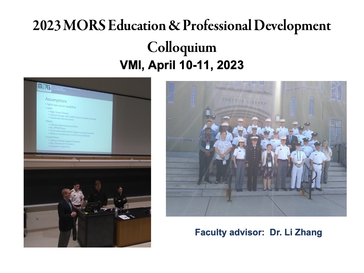 2023 MORS Education & Professional Development Colloquium.