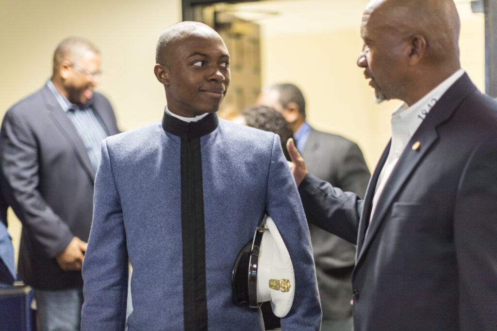 Louis Brems - The Citadel 2017-18 SY, African American Alumni Dinner, Greater Issues Room