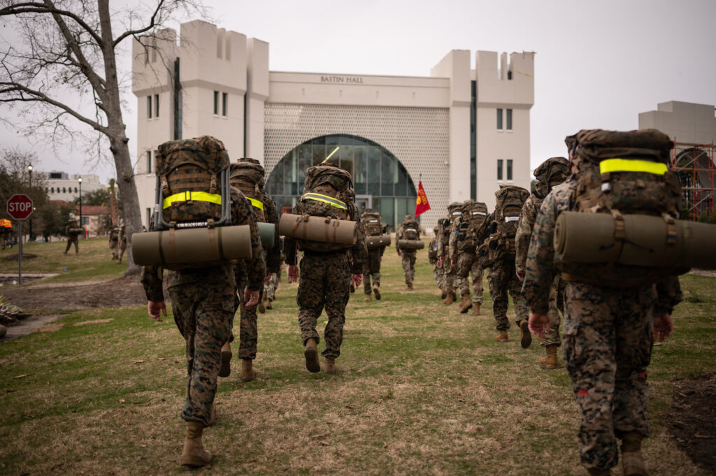 NROTC Unit at The Citadel, including STA-21 Students.