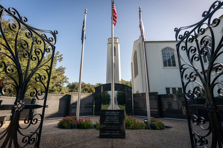 inside the war memorial