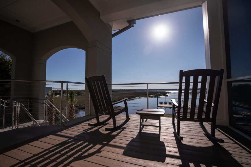 swain boating center balcony 