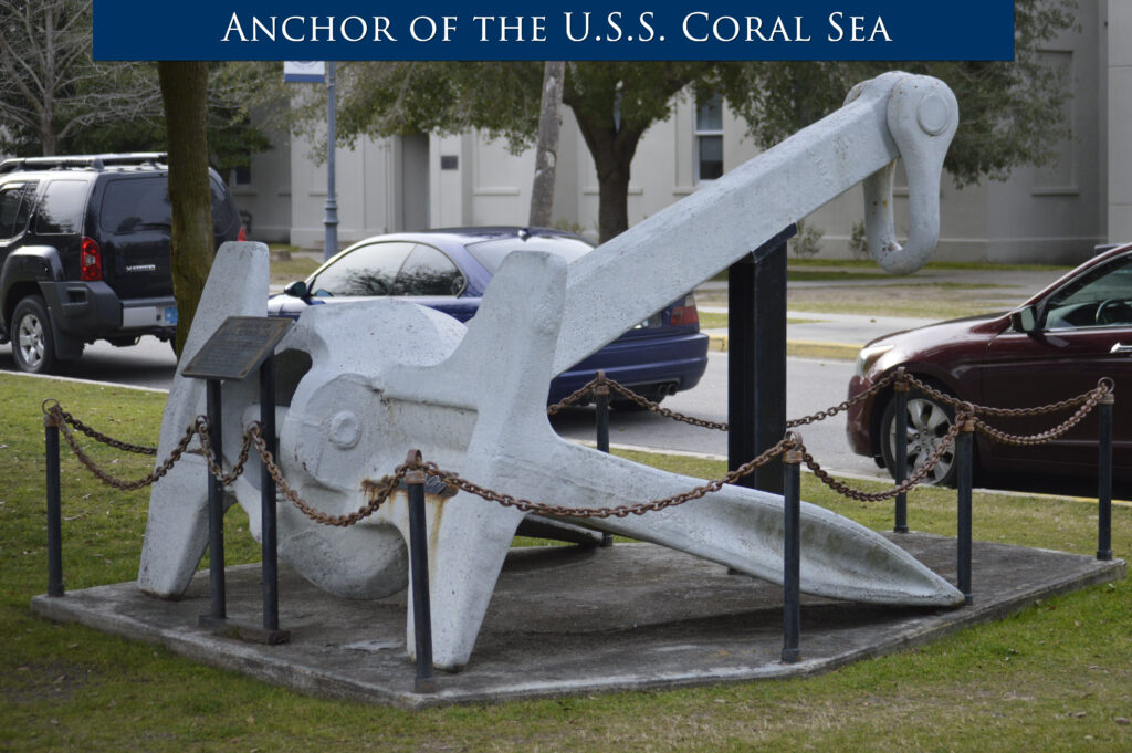 Anchor of the U.S.S. Coral Sea