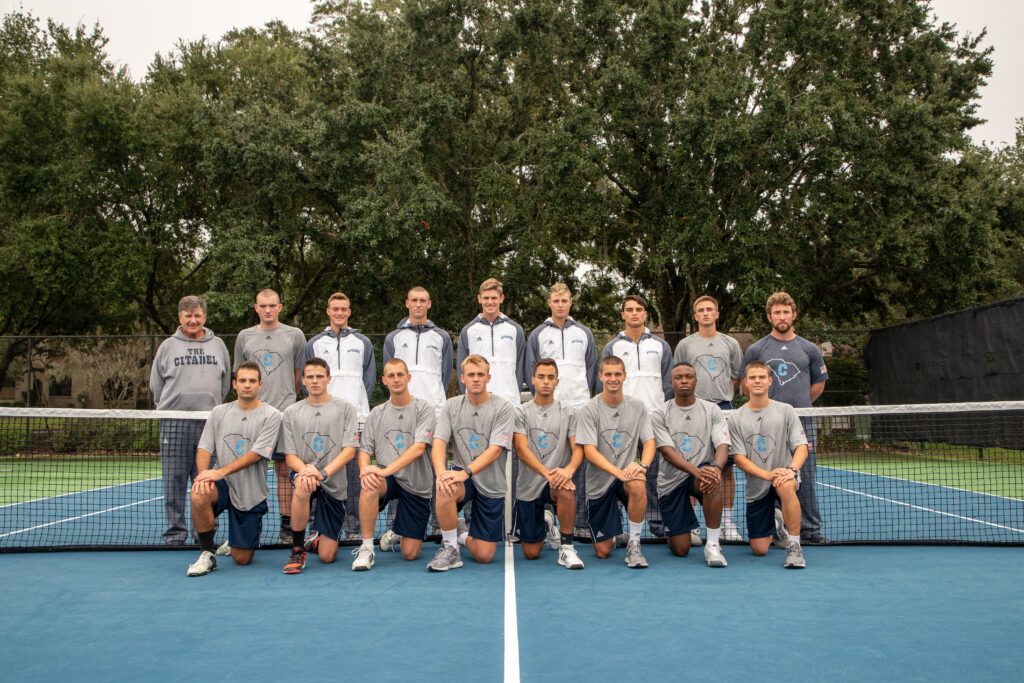 Louis Brems - The Citadel SY 18-19, Tennis Team Photo, Action Promo Shots