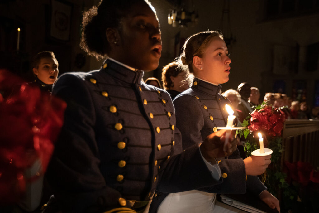 Louis Brems - The Citadel SY 18-19, Christmas Candlelight Service, Summerall Chapel, The Citadel Choir, Gen. Glenn M. Walters,