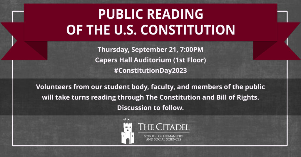 Public Reading of the U.S. Constitution