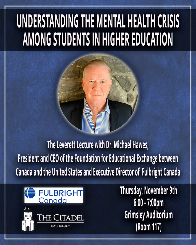 The Leverett Lecture with Dr. Michael Hawes