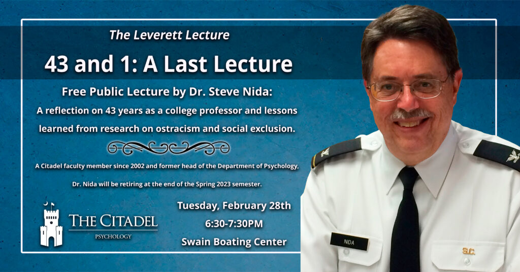 The Leverett Lecture