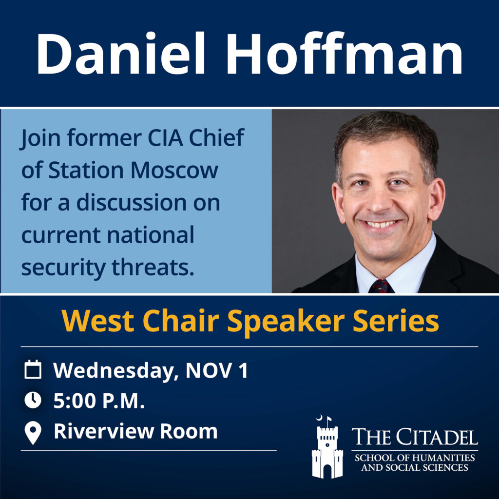 West Chair Speaker Series: Daniel Hoffman