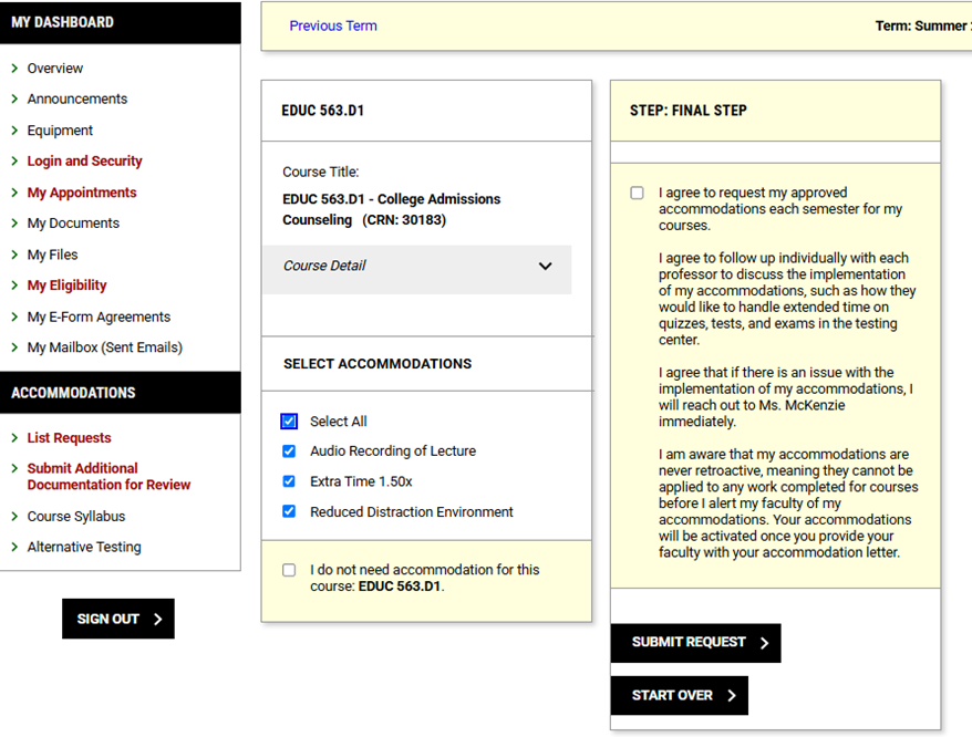 SCreenshot of Final Step