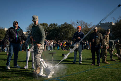 Water Bottle Rockets at The Citadel