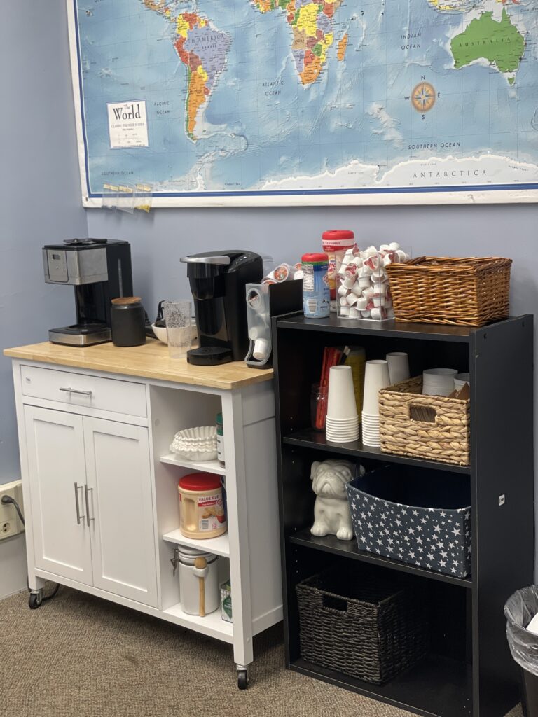 The Veteran Student Success Center coffee